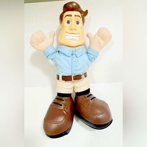 Vintage 2003 Mr. Wonderful Stuffed Doll Plush Interactive Toy 13.5